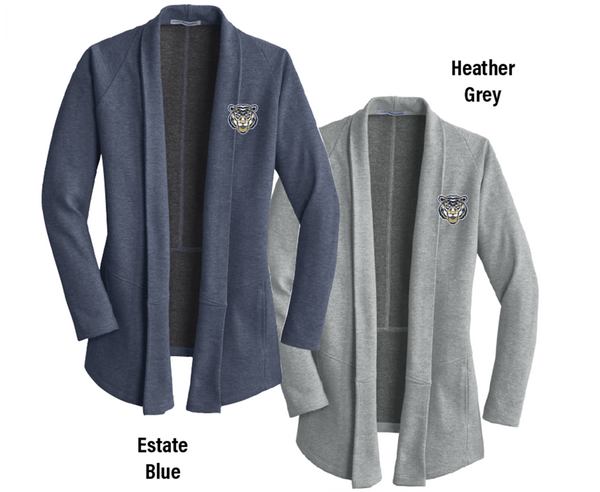 3L.  Ladies' Interlock Cardigan